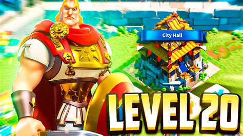rise of kingdoms city hall upgrade time|Unlocking City Hall 20 .